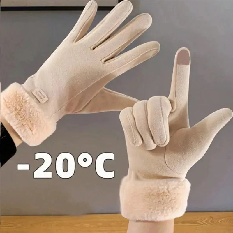 Women's Windproof Thermal Touchscreen Gloves