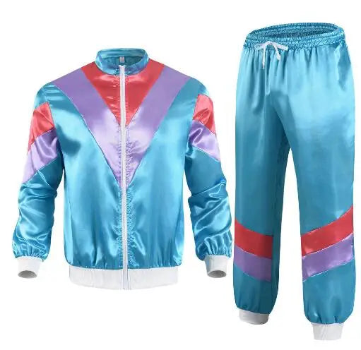 80s & 90s Retro Tracksuit Costume Set