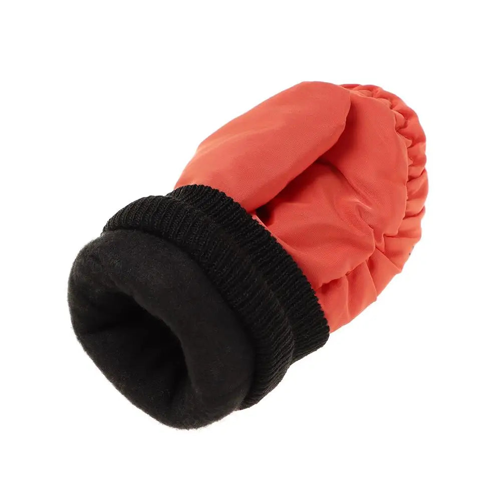 Kids' Bunny Snow Mittens – Velvet-Lined Toddler Ski Mittens
