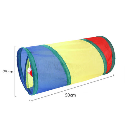 Collapsible Cat Tunnel – Crinkle Play Tube for Cats & Kittens