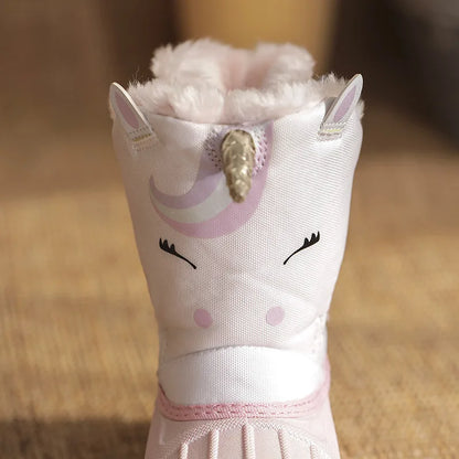 Toddler Animal Snow Boots – Plush-Lined Non-Slip Winter Boots