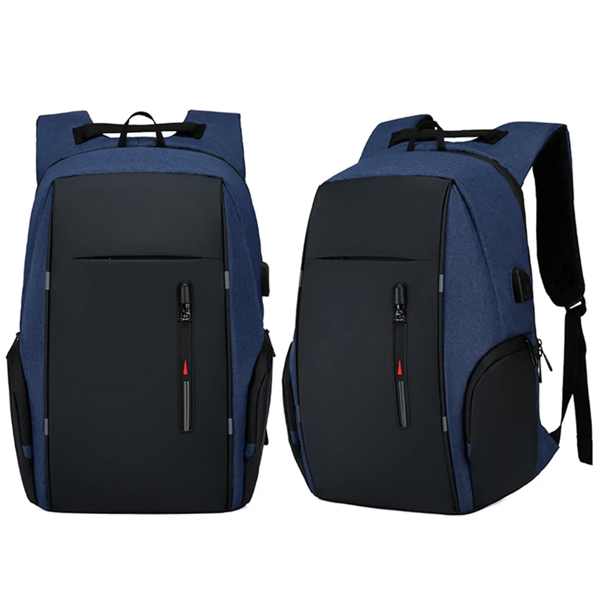 17" Laptop Backpack with USB Charging Port - Waterproof Travel Bag for Men & Women