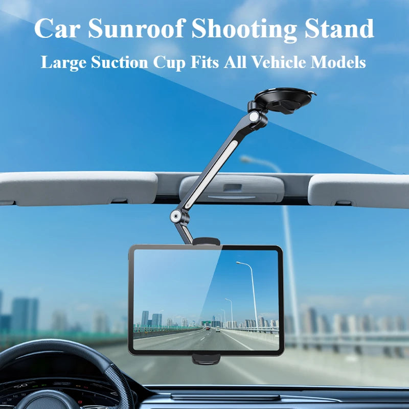 360° Car Suction-Cup Phone & Tablet Holder