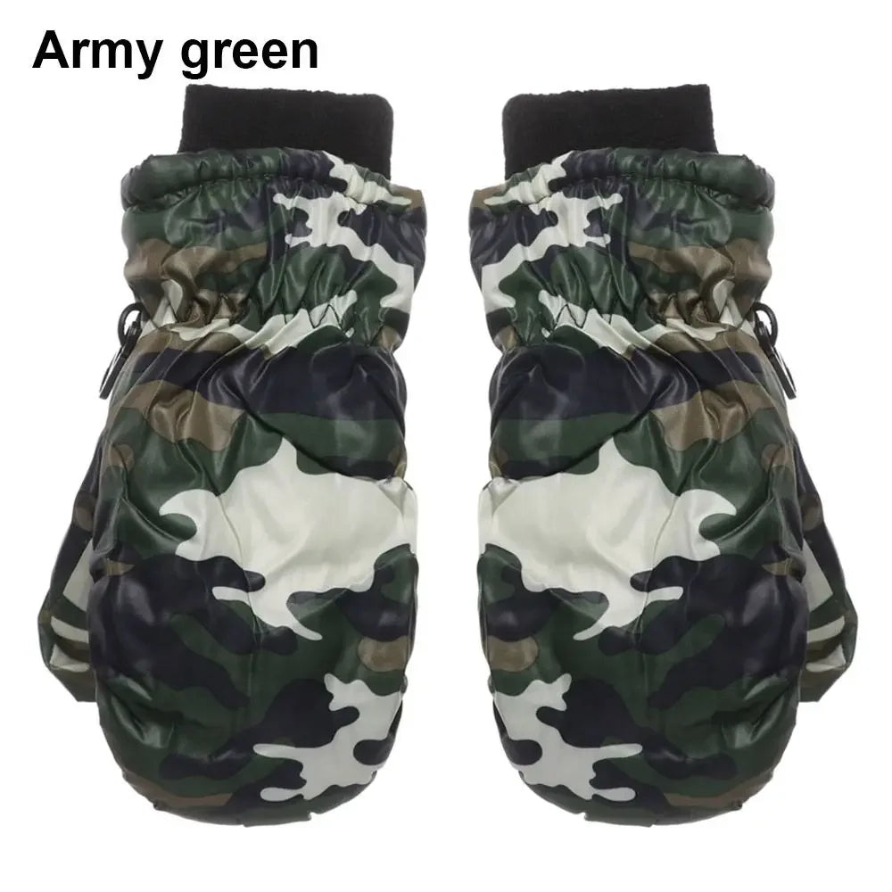 Kids' Ski Mittens – Water-Resistant Snow Mittens, Toddler to Age 13