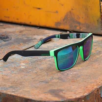 Vintage Polarized Square Sunglasses | UV400 Driving & Fishing Shades