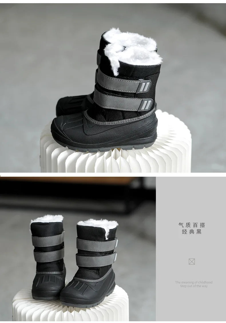 Toddler Animal Snow Boots – Plush-Lined Non-Slip Winter Boots