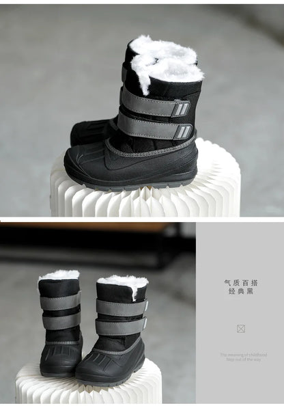 Toddler Animal Snow Boots – Plush-Lined Non-Slip Winter Boots
