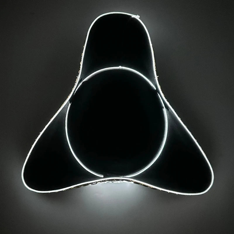 LED Light-Up Pirate Captain Hat - Glowing Tricorn Costume Hat for Halloween & Parties