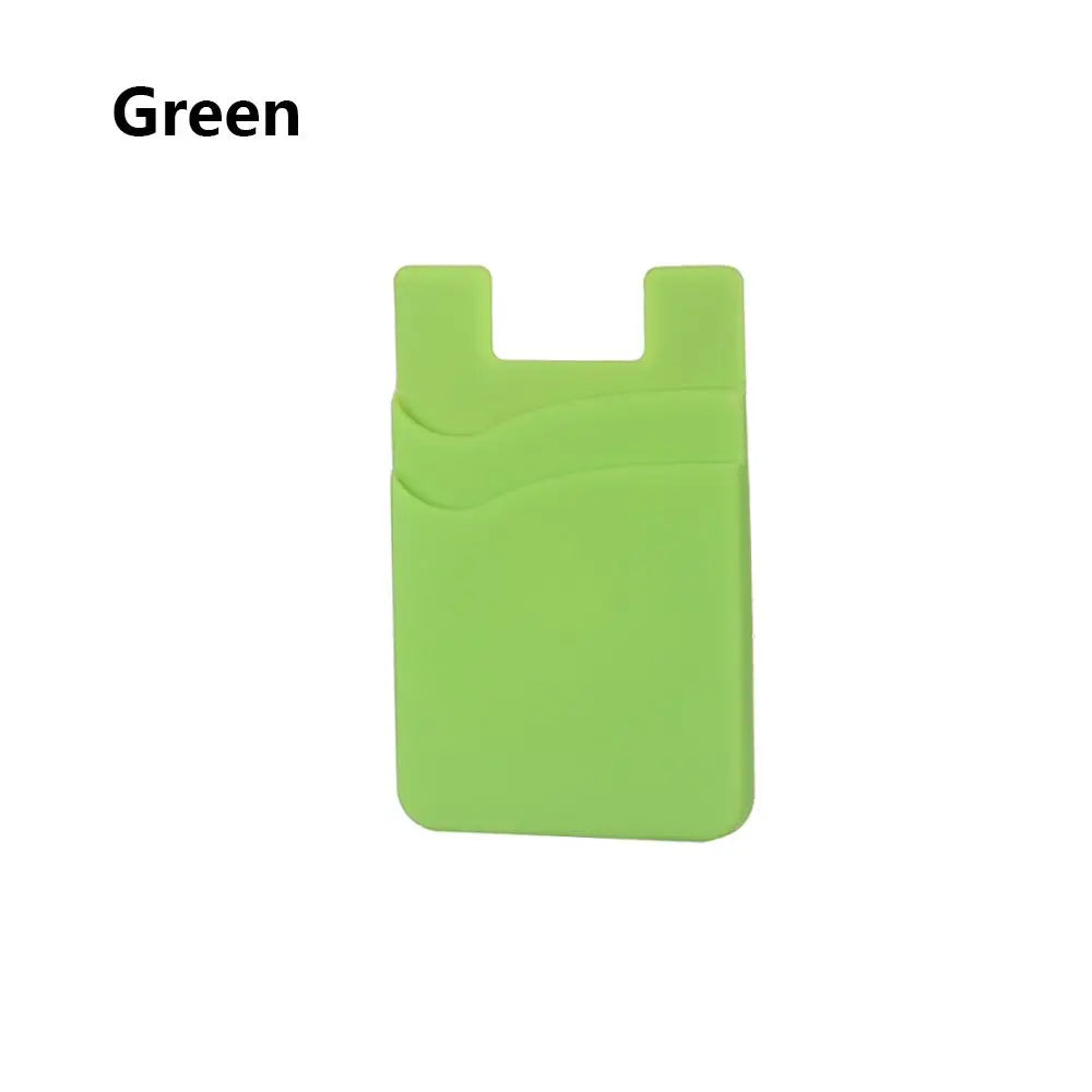 Stick-On Phone Card Holder – Silicone Phone Wallet Pocket