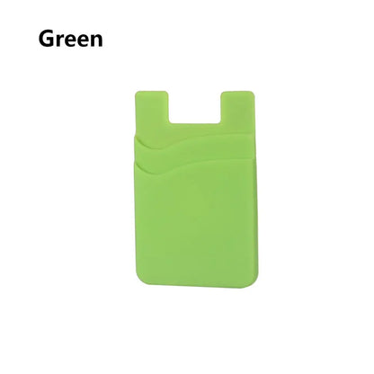 Stick-On Phone Card Holder – Silicone Phone Wallet Pocket