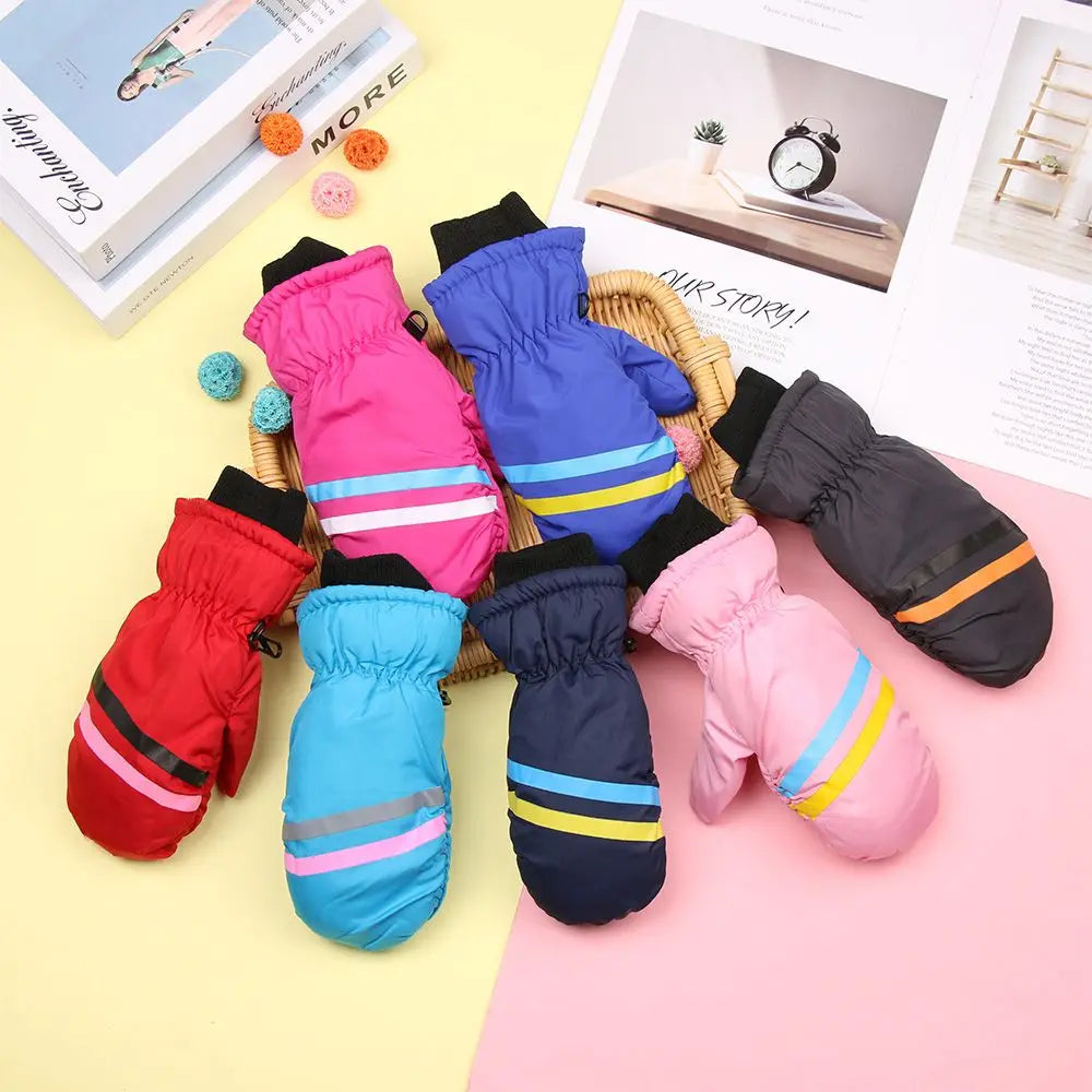 Kids' Ski Mittens – Water-Resistant Snow Mittens, Toddler to Age 13