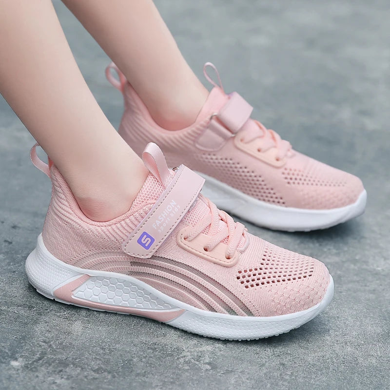 Girls' Mesh Running Shoes