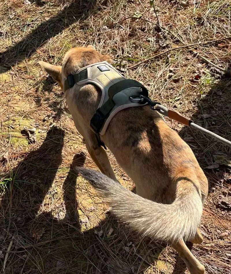 New Reflective Tactical Dog Harness No Pull Adjustable Vest Explosion Proof Durable Pet Chest Strap For Small Medium Large Dogs