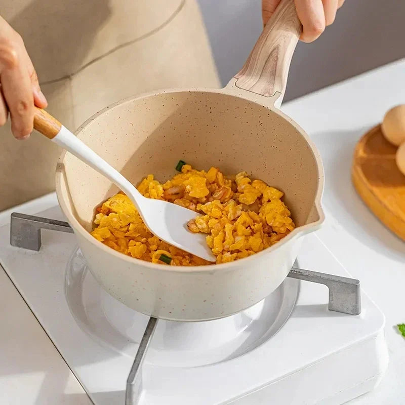 White Nonstick Aluminum Pots & Cookware Sets