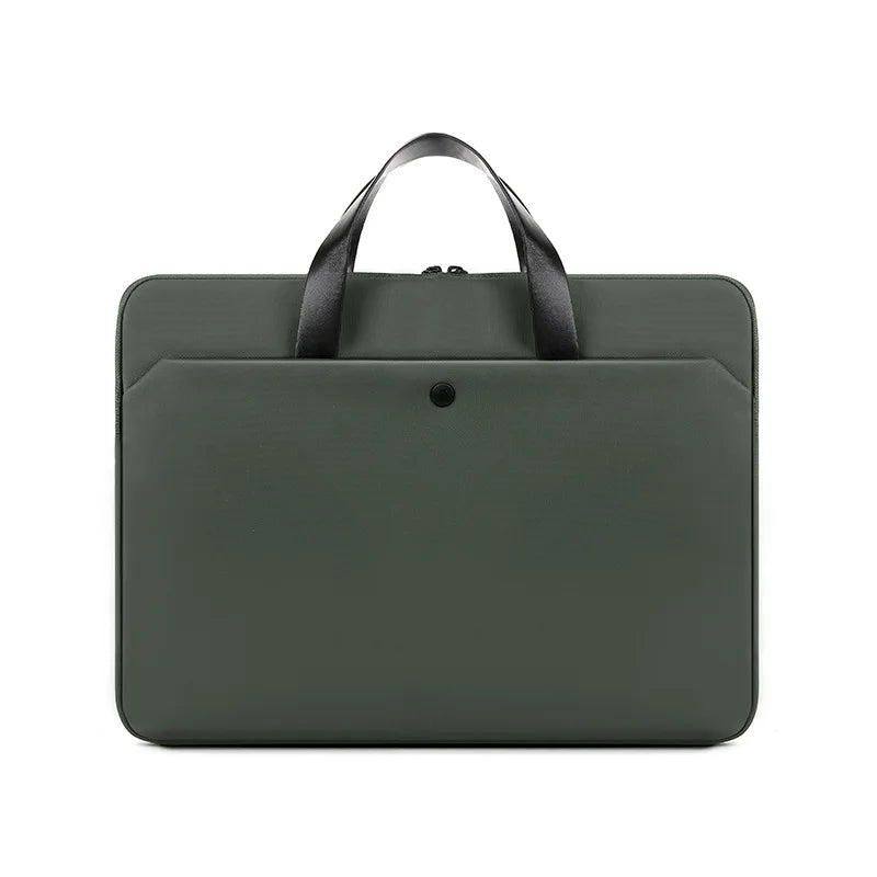 Waterproof Laptop Sleeve Bag 15.6" - Shoulder Briefcase for MacBook Air & Pro