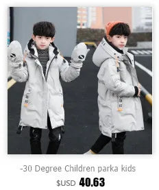 -30 Degree Kids Ski Suit Boy Girls Winter Outdoor Sports Waterproof Skiing Snowboarding Jackets Snow Pants Children Clothing Set