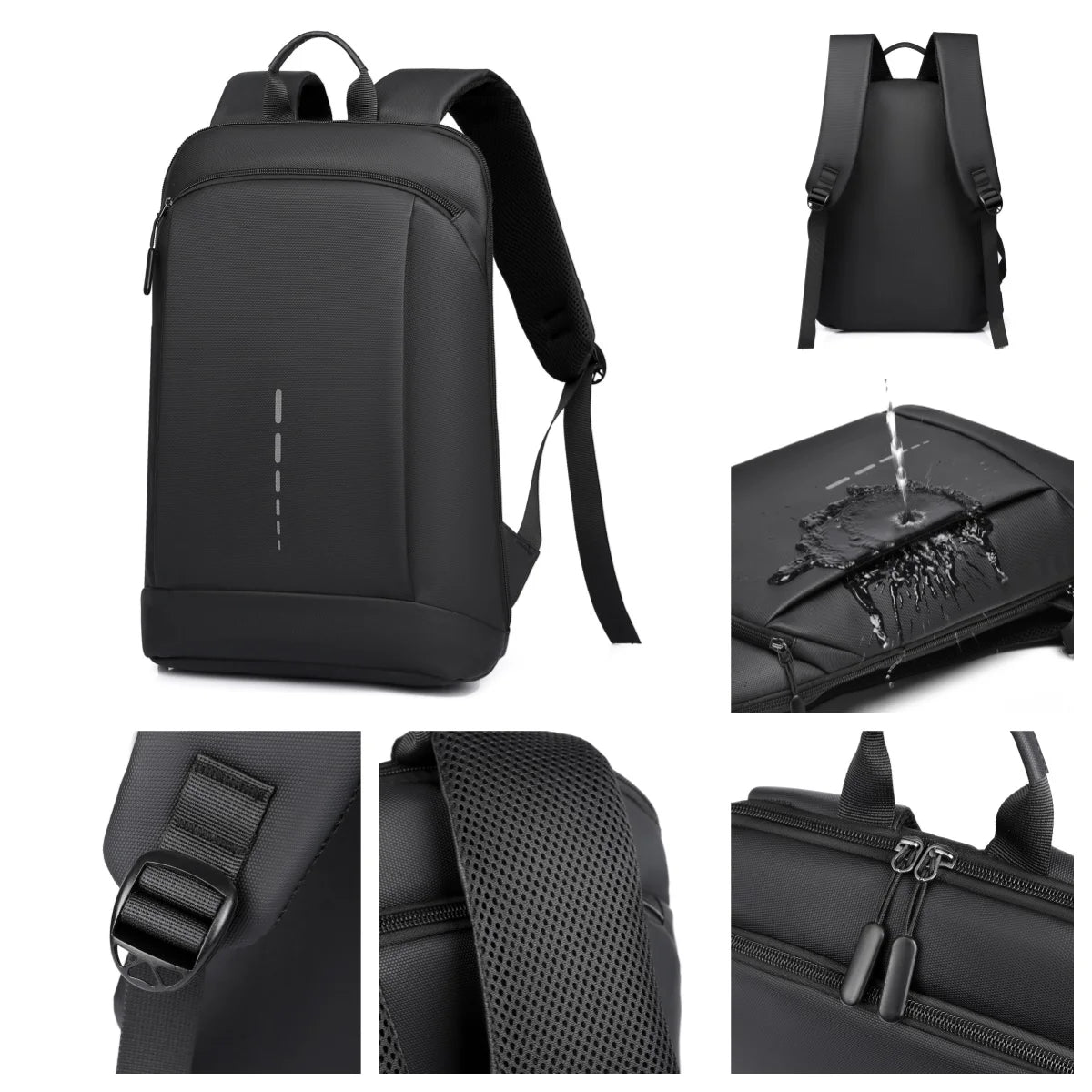 Men's Ultra-Lightweight Waterproof Backpack - 15.6" Laptop Daypack