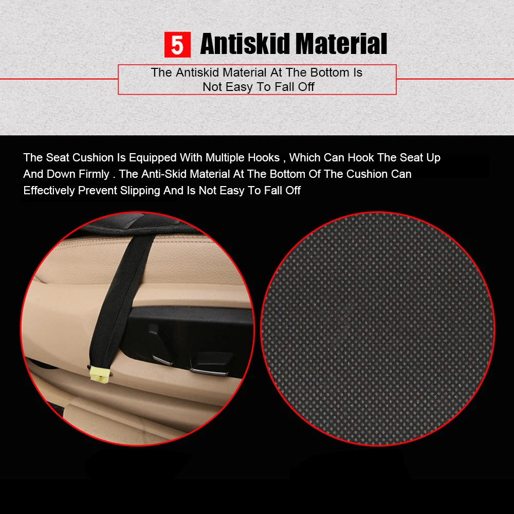 Heated Car Seat Cushion – 12V Universal Seat Warmer with 2 Heat Settings