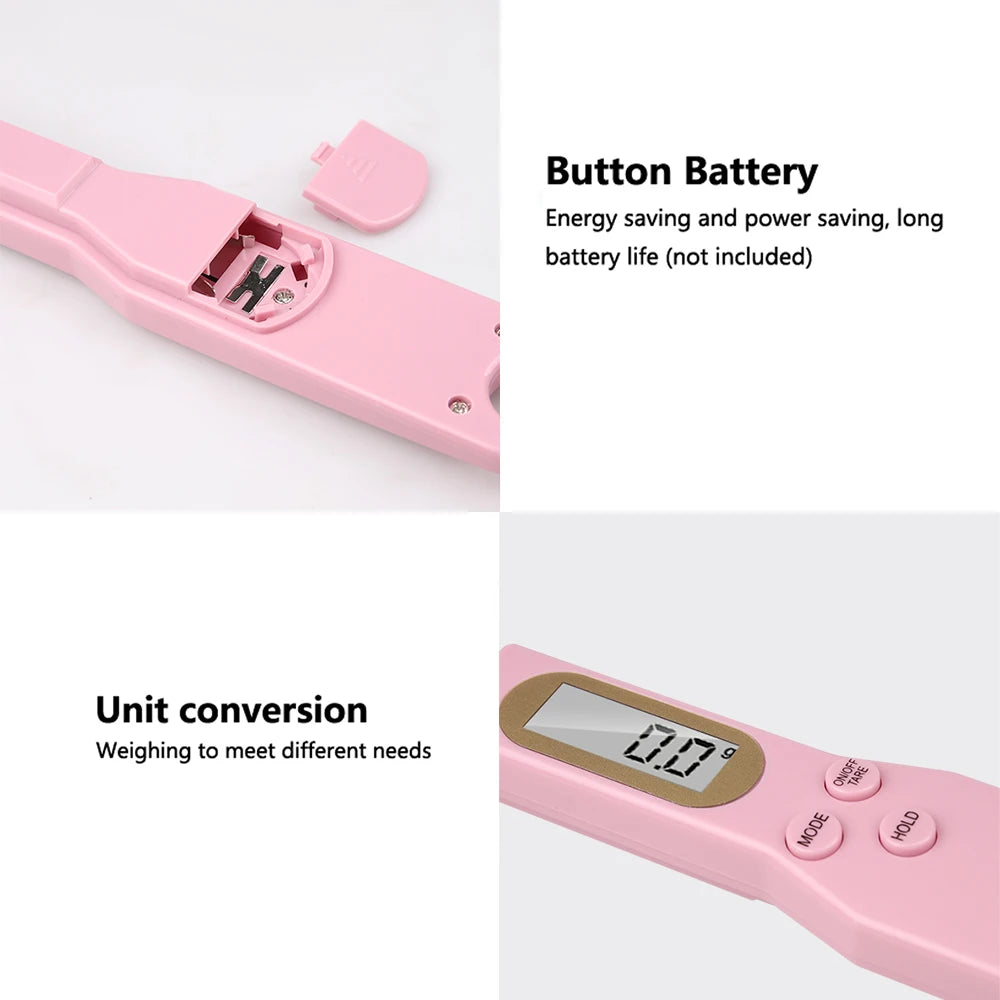 Digital Measuring Spoon Scale, 0.1–500 g