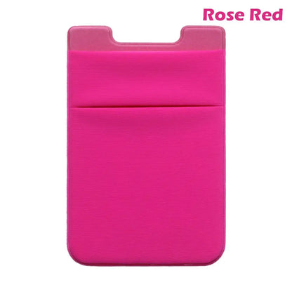 Stick-On Phone Card Holder – Silicone Phone Wallet Pocket