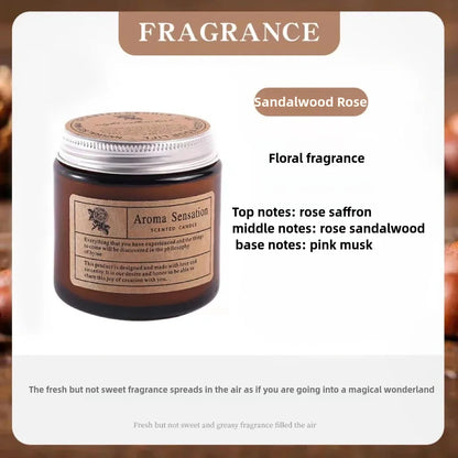 Luxuriöse, handgegossene Sojawachs-Kerze | 11 charakteristische Düfte | Rauchfreie Aromatherapie | Geschenk für Hochzeit, Party & Heimdekoration