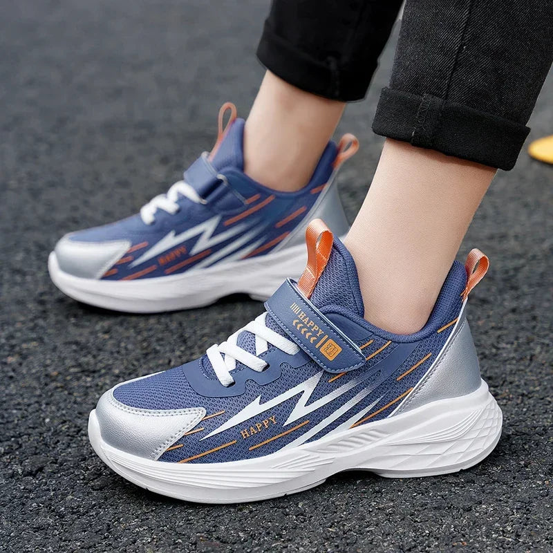 Cute Girls Casual Shoes White Mesh Sneakers Student Kids Summer Sock Footwear Fashion Children Sport Shoes Tenis Running Autumn