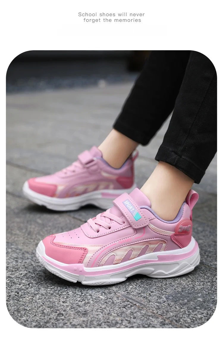 Girls' PU Sneakers