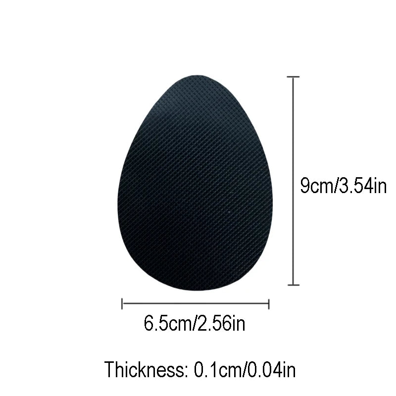 Anti-Slip Shoe Sole Stickers – Sound-Absorbing Grip Pads for High Heels (10 PCS)