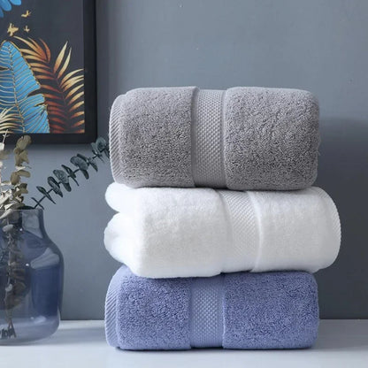 Toalla de baño de algodón – Toalla de rizo gruesa de 70 × 140 cm, 500 g