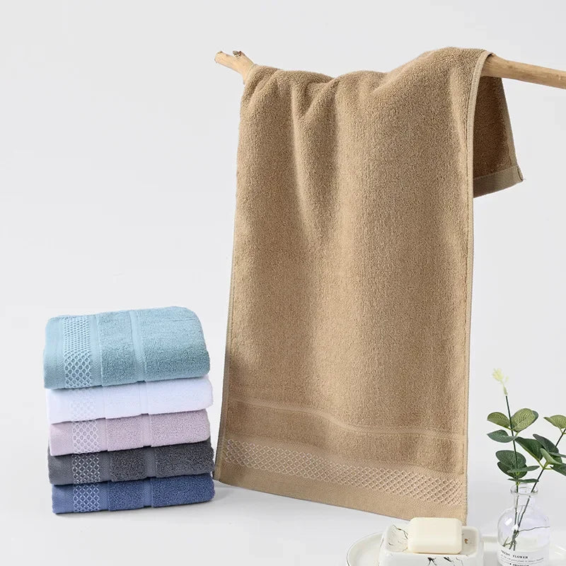 Thick Cotton 3-Piece Towel Set – Bath, Hand & Washcloth