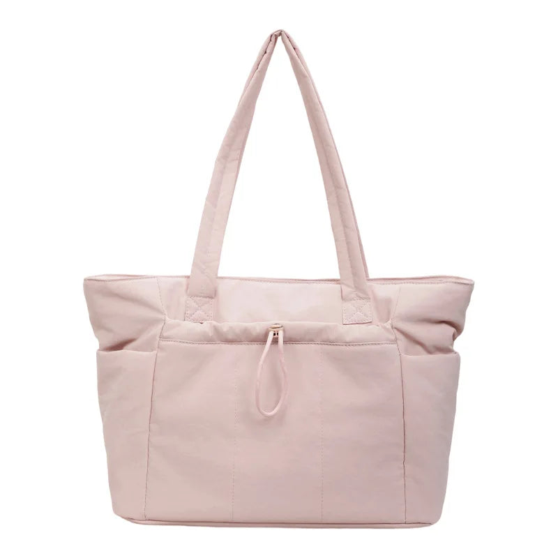 Women's Quilted Laptop Tote 13.3"-16" - Lightweight Travel Shoulder Bag