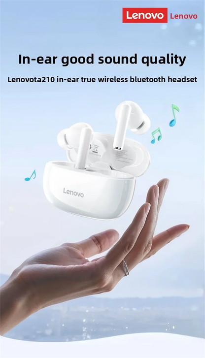 Lenovo TA210 Kabellose Over-Ear-Kopfhörer – Bluetooth 5.3, integriertes Mikrofon, Geräuschisolierung