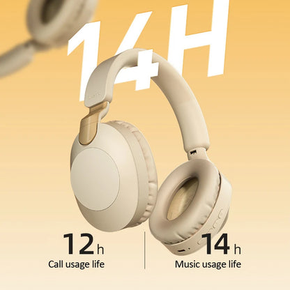 Auriculares inalámbricos Bluetooth circumauriculares – BT 5.1, micrófono integrado, conexión por cable o inalámbrica