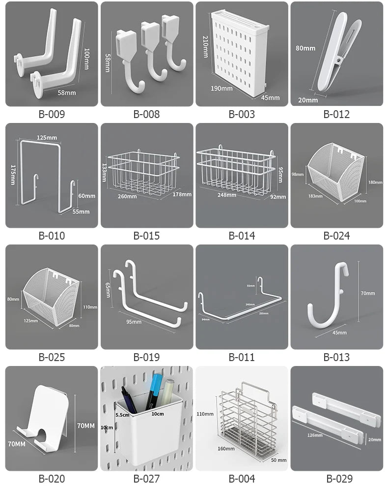 No Drill Desktop Pegboard Rack Gaming Room Organizer For Controllers Headphones Switch Figurine Stationery Storage
