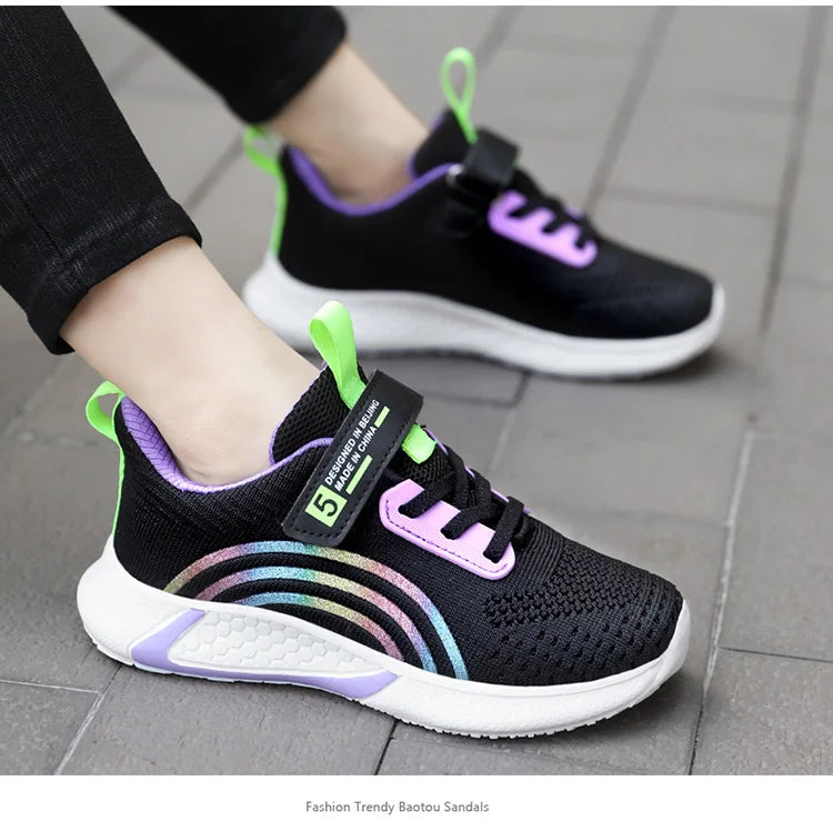 Girls' Mesh Running Sneakers