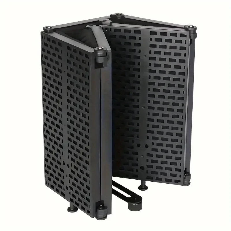 Microphone Isolation Shield – Foldable Sound-Absorbing Vocal Booth