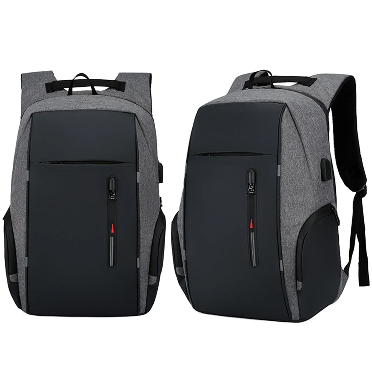 17" Laptop Backpack with USB Charging Port - Waterproof Travel Bag for Men & Women