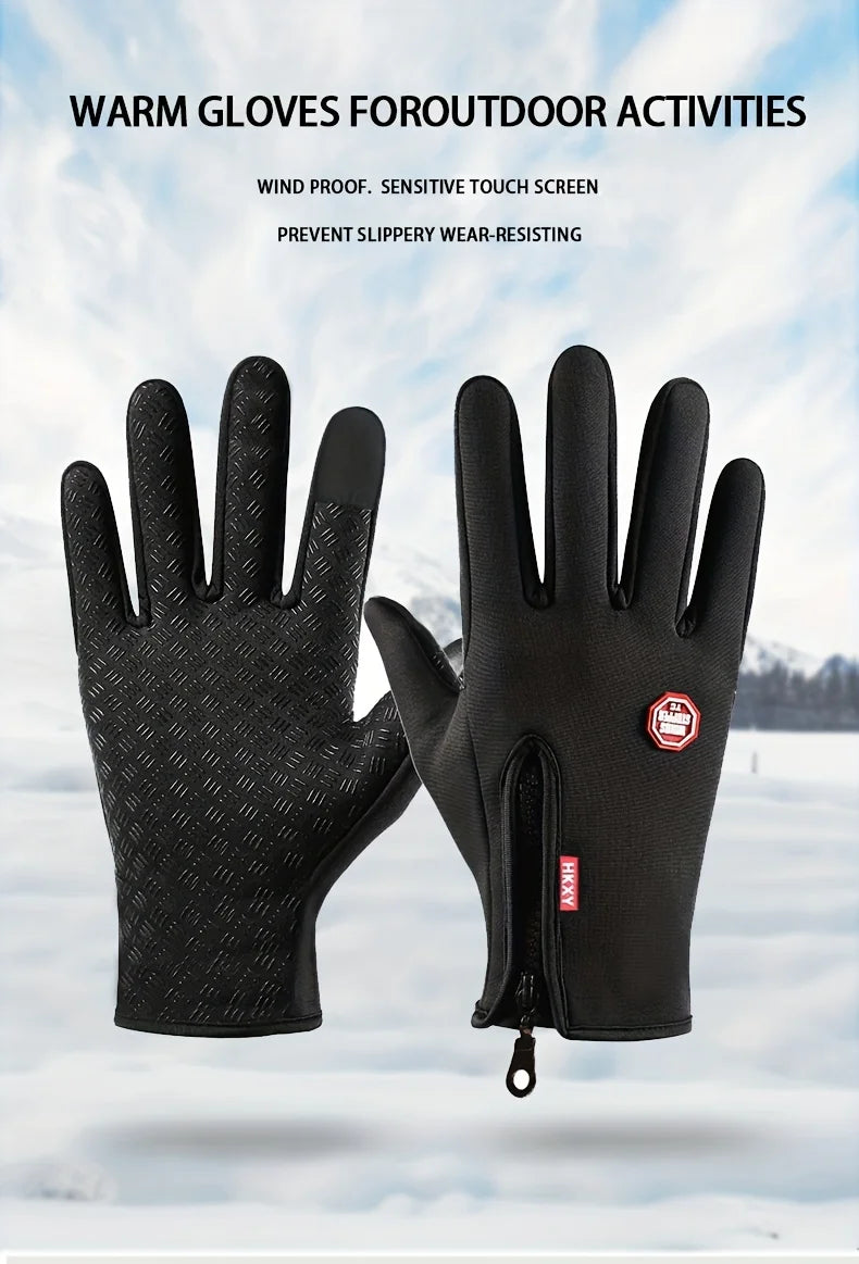 Unisex Non-Slip Windproof Touchscreen Gloves