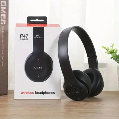 Foldable Bluetooth Headphones – Over-Ear Wireless with Mic