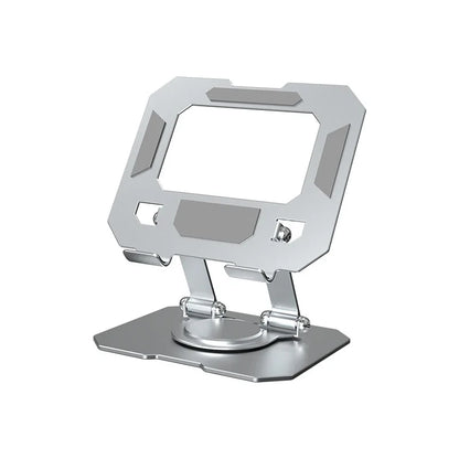 Support pour ordinateur portable avec rotation à 360° | Élévateur réglable et pliable en métal, 10-17"