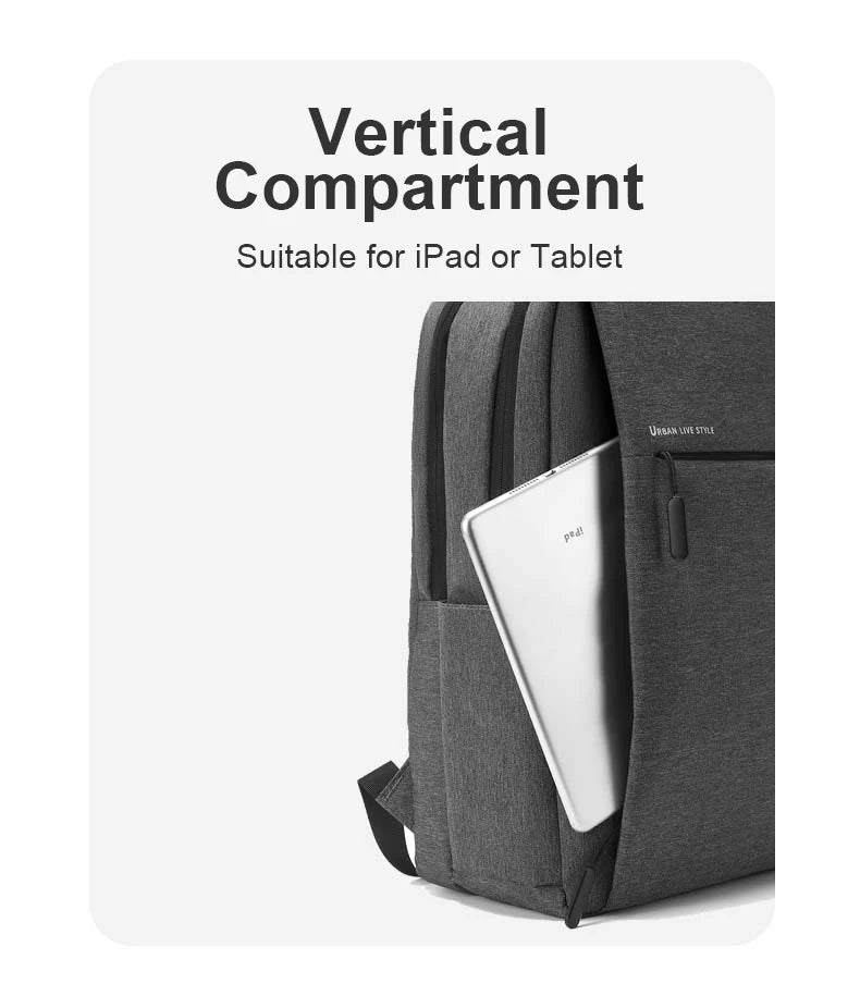 17.3" Laptop Travel Backpack - Large Capacity Waterproof Multi-Pocket Men's Bag