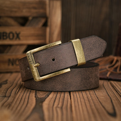 Cintura Western Retrò – Ecopelle con Fibbia in Metallo, Unisex