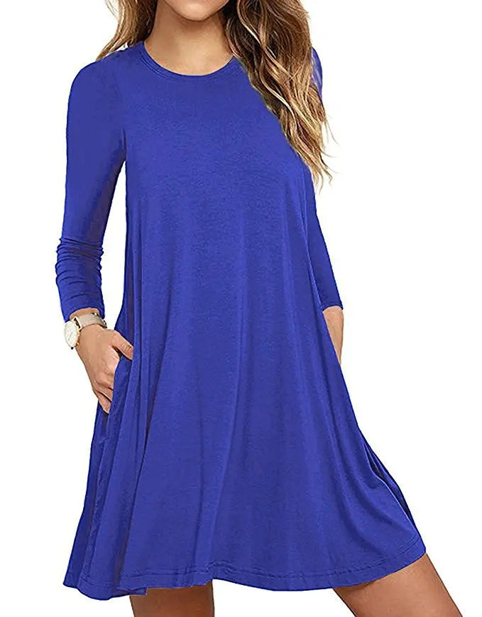 Women's Embroidered A-Line Mini Dress