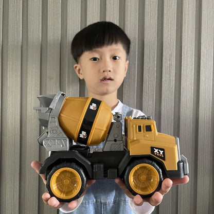 Large Construction Truck Toys – Excavator, Loader, Mixer & Crane