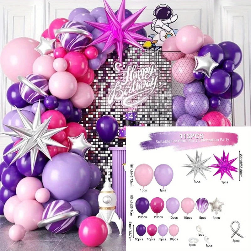 Balloon Garland Arch Kit – 113-Piece Party Balloon Set