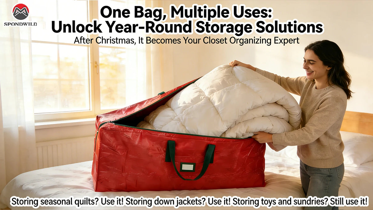 Christmas Tree Storage Bag – Fits Up to 9 ft Artificial Trees, with Handles