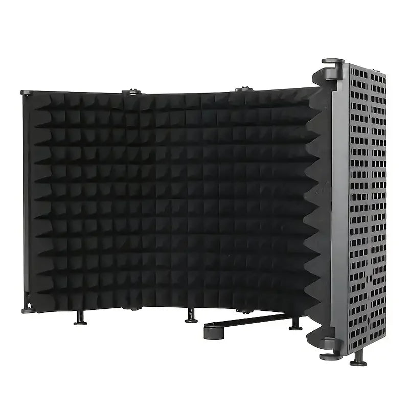 Microphone Isolation Shield – Foldable Sound-Absorbing Vocal Booth