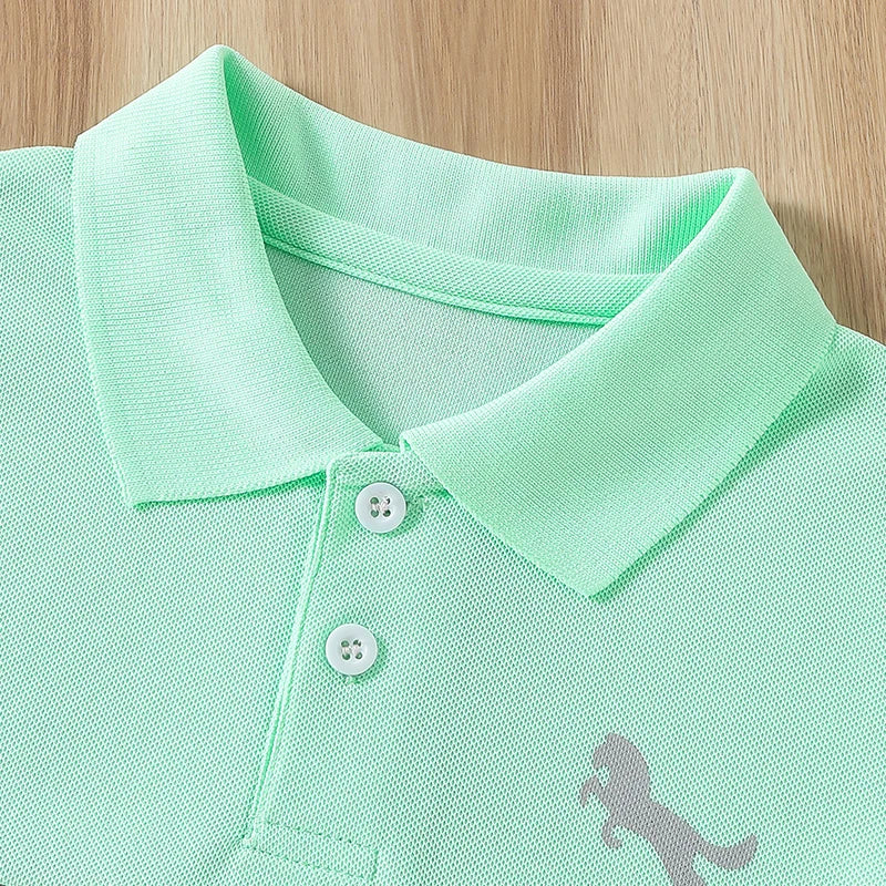 Boys' Striped Polo Shirt Multipack - Short Sleeve Casual Tops, 1, 2 or 3 Pieces