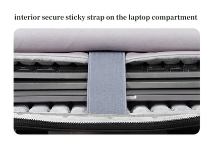 Borsa da ufficio per laptop da uomo 15,6"-17,3" - Adatta per MacBook Pro 16, HP, Acer e Asus
