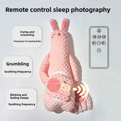 Oreiller apaisant électrique pour bébé avec télécommande | Poupée d'aide au sommeil pour nouveau-né